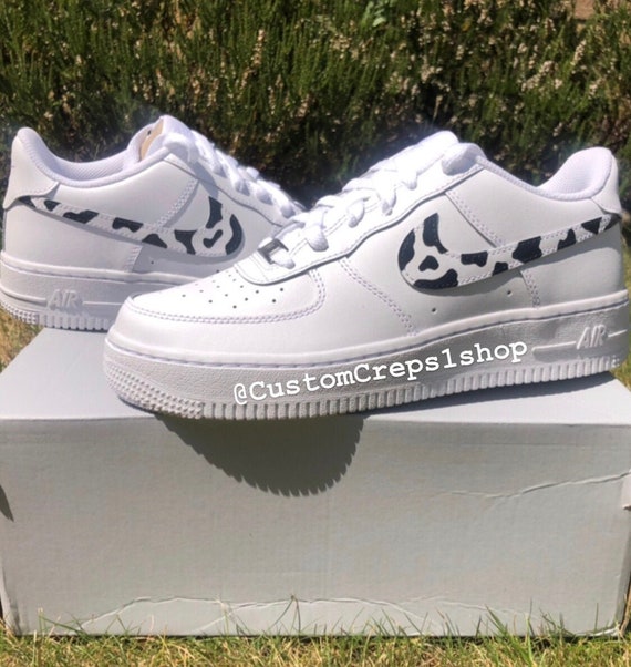 cow print af1