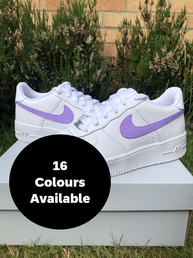 Custom Air Force 1 Purple AF1 | Etsy