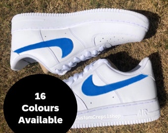 nike air force 1 blue tick