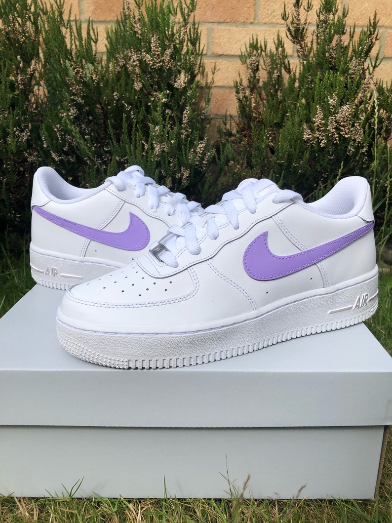 Custom air force 1 Purple | Etsy