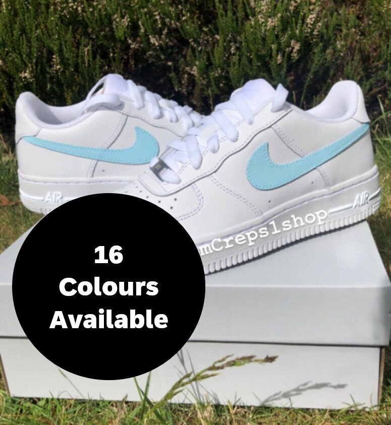 Custom Air Force 1 Pastel Blue AF1 | Etsy Ireland