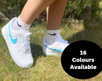 nike airforce black and blue