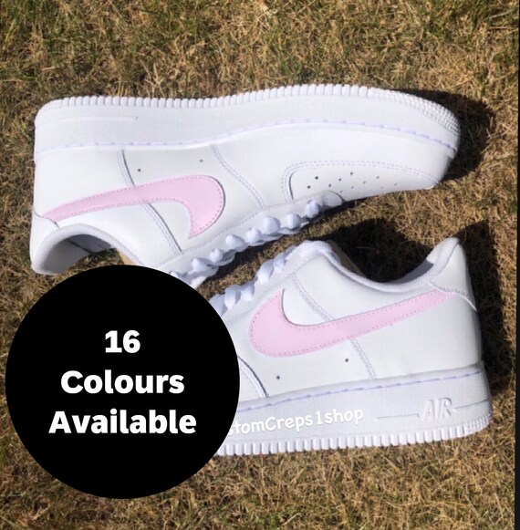 custom pink af1