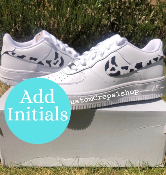 Custom Nike Air force 1 Cow Print AF1 