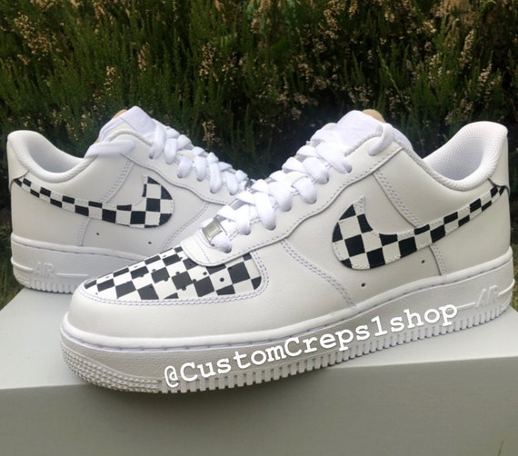 nike air force 1 checkered