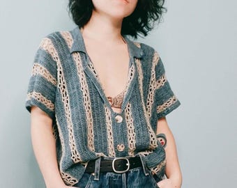 Calad Crochet Shirt Pattern: Lightweight Summer Top (PDF Pattern)