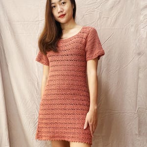 Patrón de ganchillo / Vestido corto Landa / Diseño de encaje / Tallas inclusivas / Confección a medida imagen 10