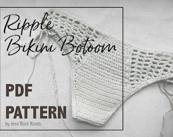 Crochet Pattern for Bikini Bottom | Adjustable for all sizes | Beginner friendly | Water-adaptable | Size inclusive | made to measure