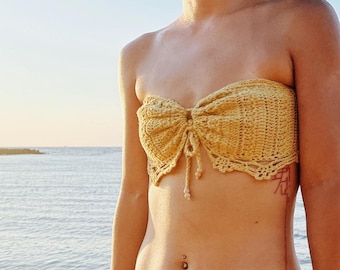 Asteria Crochet Bikini Top Pattern | Beginner Friendly | DIY Swimwear | Elastic & Water-Adaptable Design