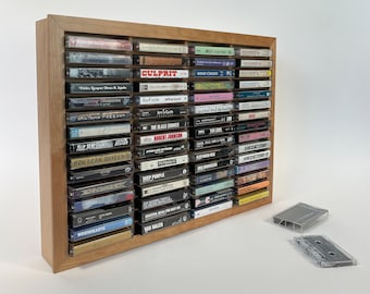 60 Cassette Tape Holder, Organizer, rack, storage