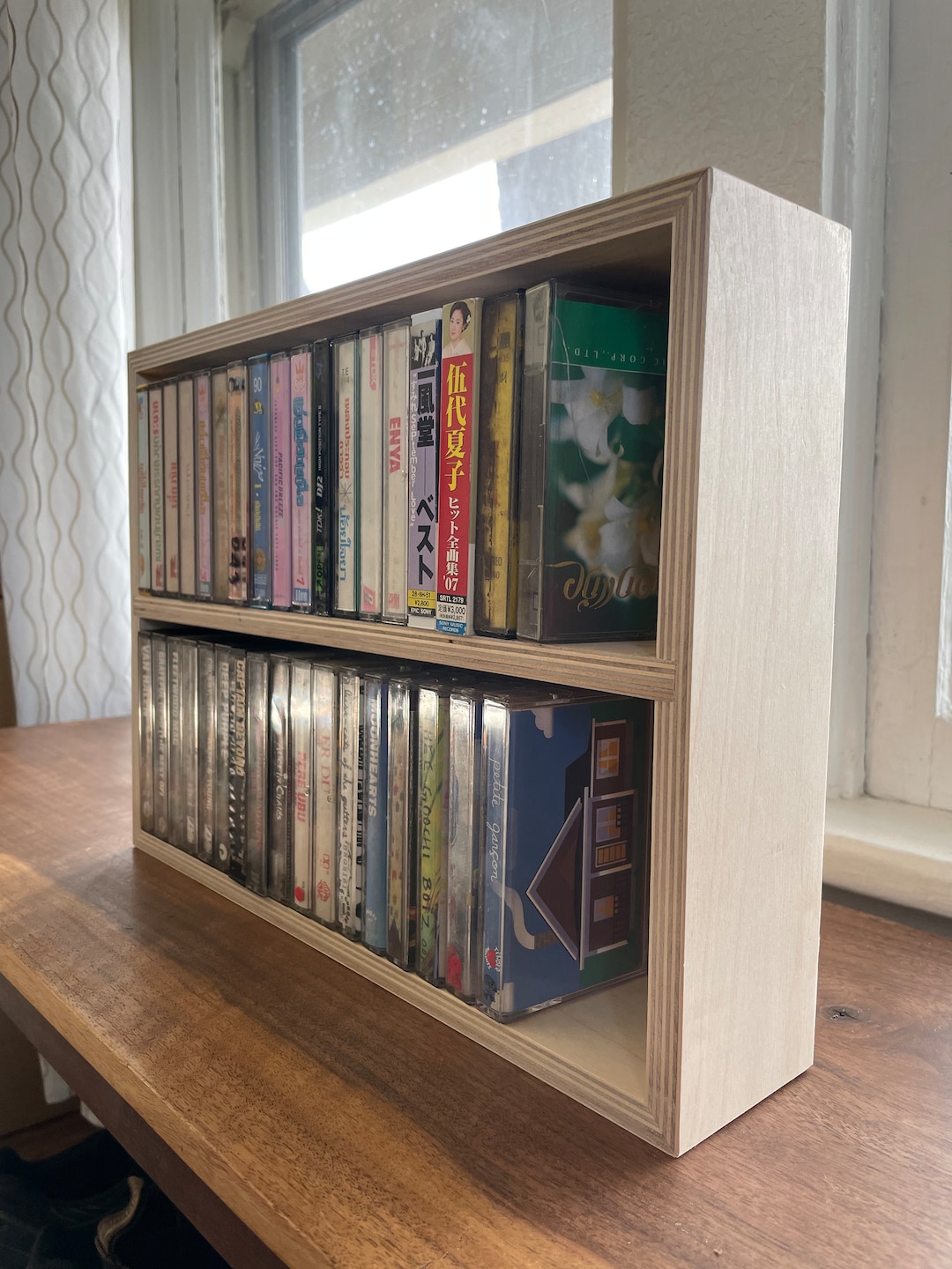 Minimalist Cassette Tape Shelf Etsy