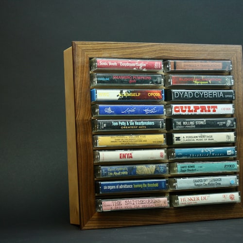 Tape Display Shelf Cassette Shelves Album Wall Mount Etsy