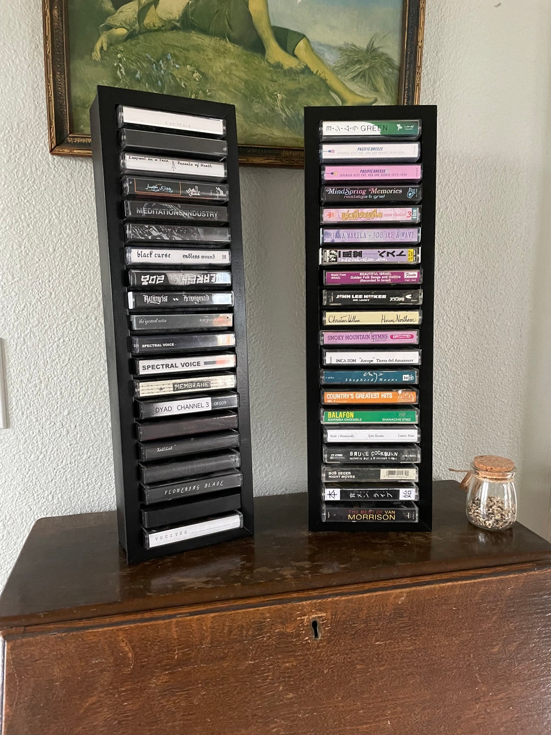 20 Cassette Tape Display Shelf Rack Holder Etsy