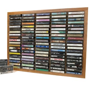 100 Slot Cassette Tape Display Shelf