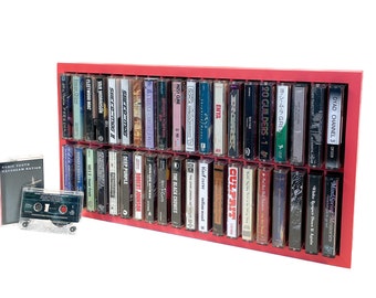 40 Cassette Tape Shelf Rack Holder