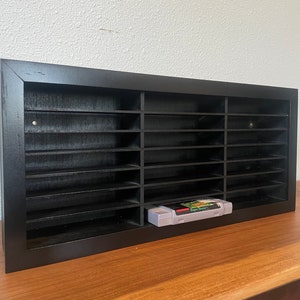 21 ゲーム スーパー ニンテンドー SNES カートリッジ シェルフ/ホルダー