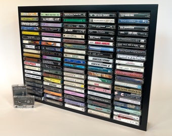 100 Slot Cassette Tape Display Shelf