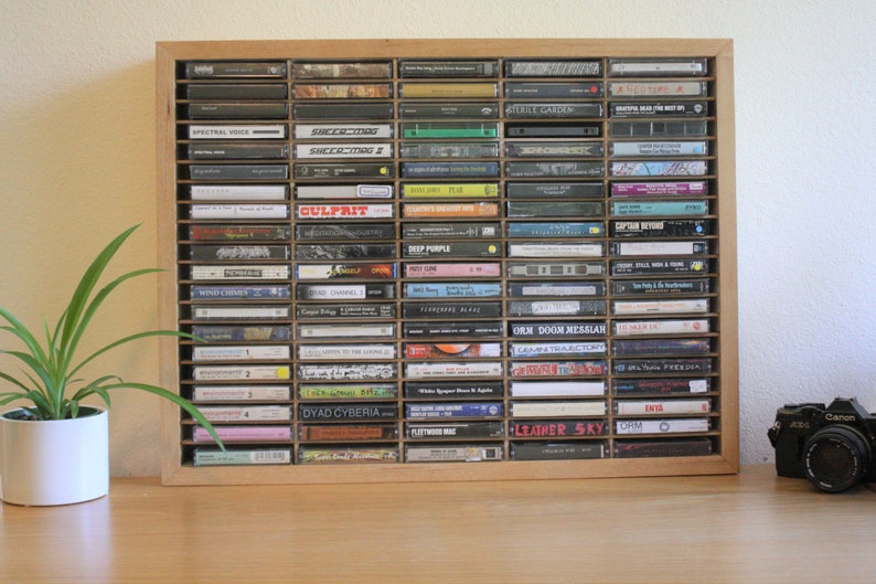 100 Cassette Tape Display Shelf Etsy