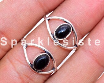 Black Onyx Rings Gemstone 925 Silver Plated Rings, Wholesale Multi Gemstone Rings Lot, New Design Handmade Gemstone Ring US Ring SZ 6-9