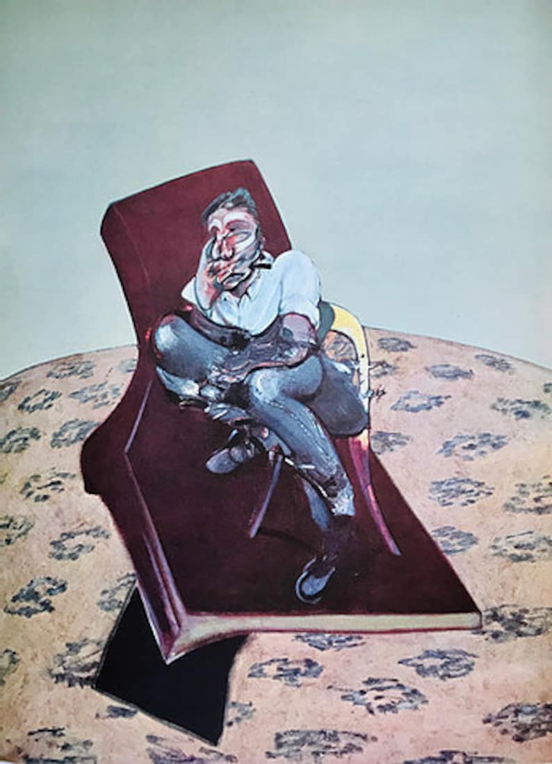 Francis Bacon Three Studies for Portrait of Lucian Freud | Etsy