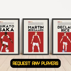 Arsenal Gift Set of 3 - Football Posters Gift, Gift For Son/Daughter, Arsenal Poster Bundle