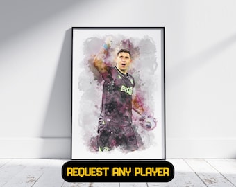 Emiliano Martínez Aston Villa - Football Poster Gift, Gift For Him/Her, Aston Villa Gift