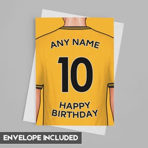 Verjaardagskaart wolven | Gepersonaliseerde verjaardagskaart wolven | Vaderdag, Moederdag | Verjaardagsideeën voor voetbalfans 2024