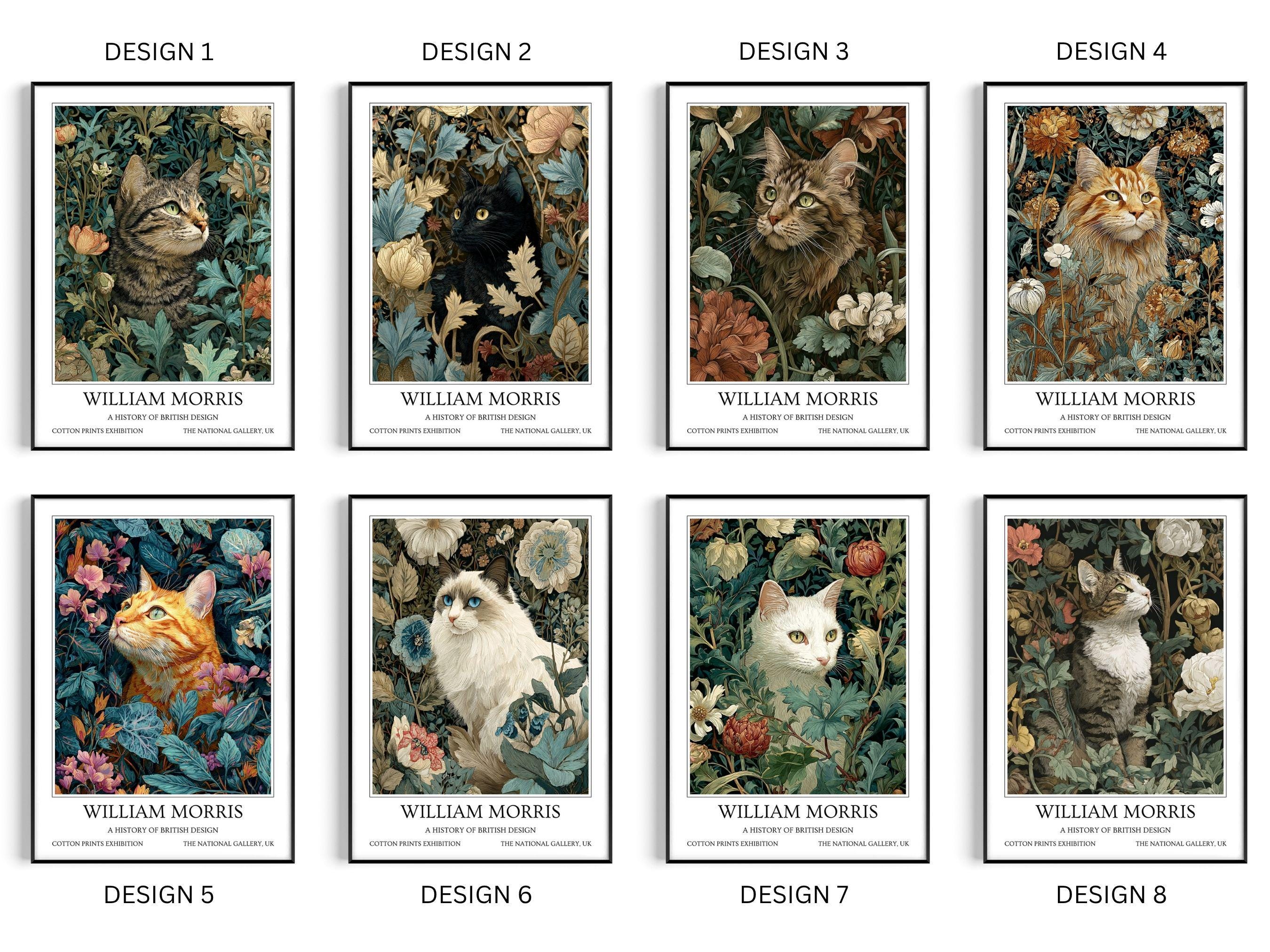 William Morris Wall Art Bundle: Vintage Poster, Floral Art Print - Etsy