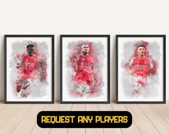 Arsenal Gift Set of 3 - Football Posters Gift, Gift For Son/Daughter, Arsenal Poster Bundle