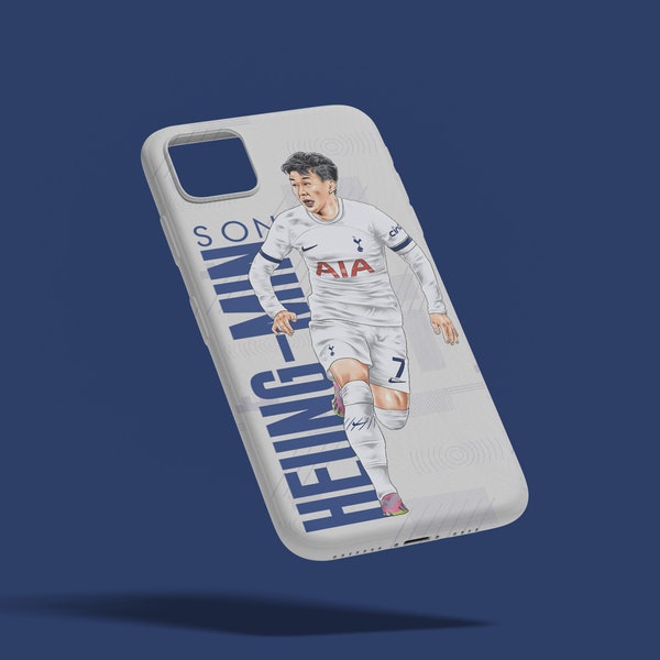 Son Heung-min Tottenham - Phone Case, iPhone, Samsung, Google Pixel, Gift For Him, Gift For Dad, Gift For Son, Tottenham Gift