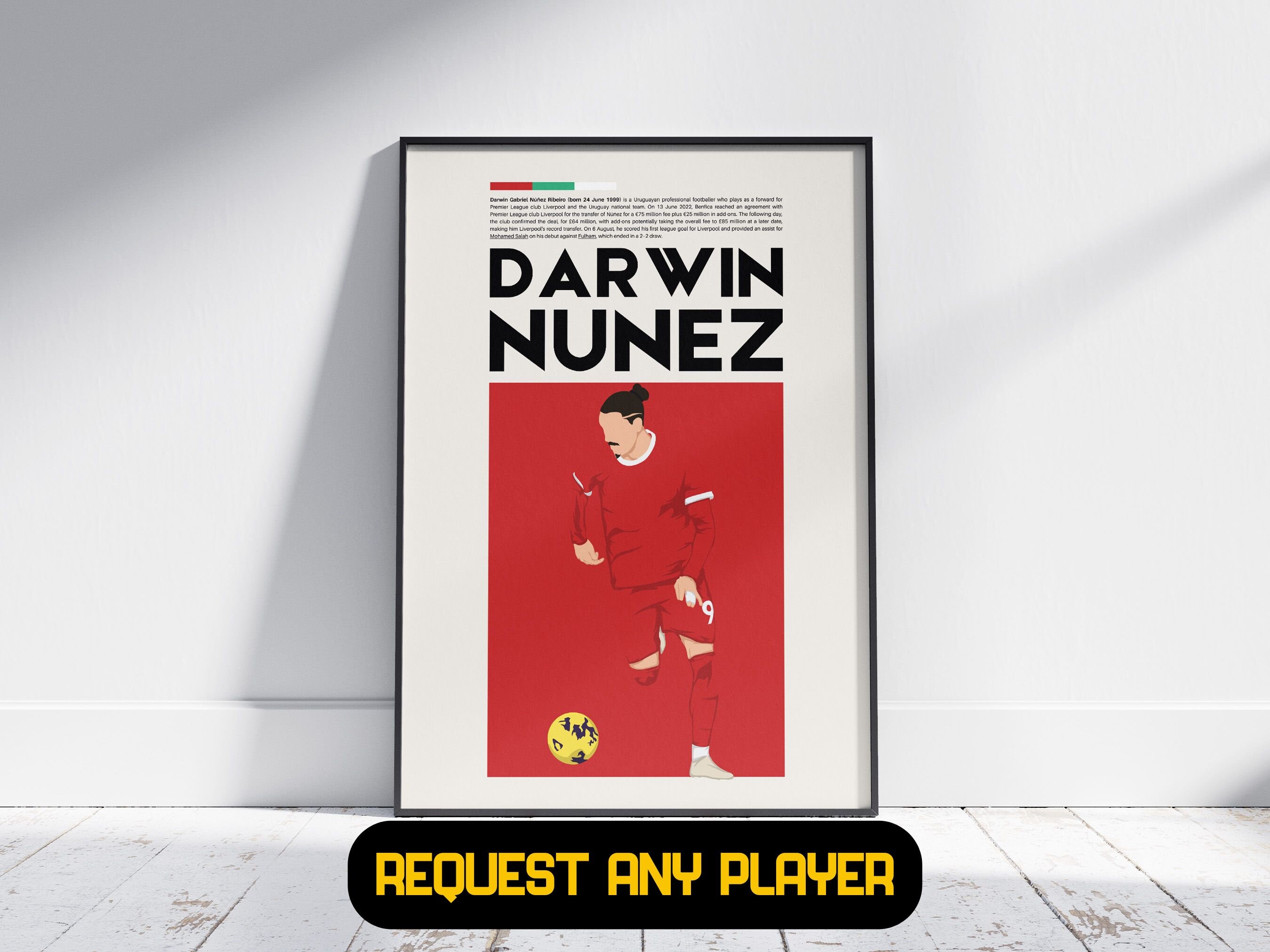 Discover Darwin Nez Liverpool - Football Poster Gift, Gift For Him/Her, Liverpool Gift