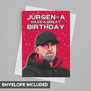 carte d'anniversaire de Liverpool | carte d'anniversaire personnalisée Liverpool | Fête des pères, fête des mères | Idées d'anniversaire pour les fans de football 2024