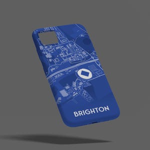 Brighton Stadium - Étui pour téléphone, iPhone, Samsung, Google Pixel, cadeau pour lui, cadeau pour papa, cadeau pour fils, cadeau Brighton, conception de carte