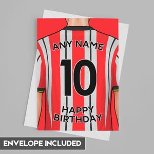 Tarjeta de cumpleaños del Sheffield Utd / Tarjeta de cumpleaños personalizada del Sheffield Utd / Día del padre, Día de la madre / Ideas de cumpleaños para fanáticos del fútbol 2024