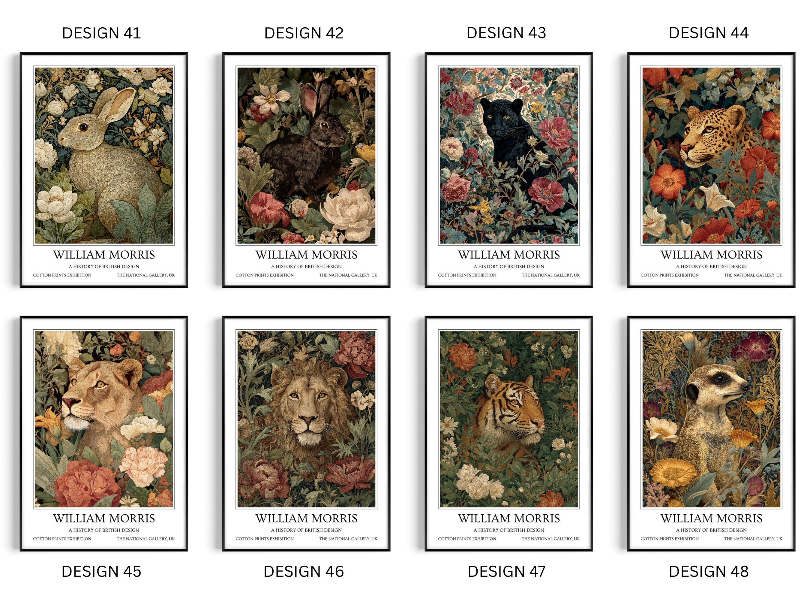 William Morris Wall Art Bundle: Vintage Poster, Floral Art Print - Etsy