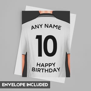 Fulham Geburtstagskarte | Geburtstagskarte mit Fulham | Vatertag, Muttertag | Fußball Fan Geburtstag Ideen 2024