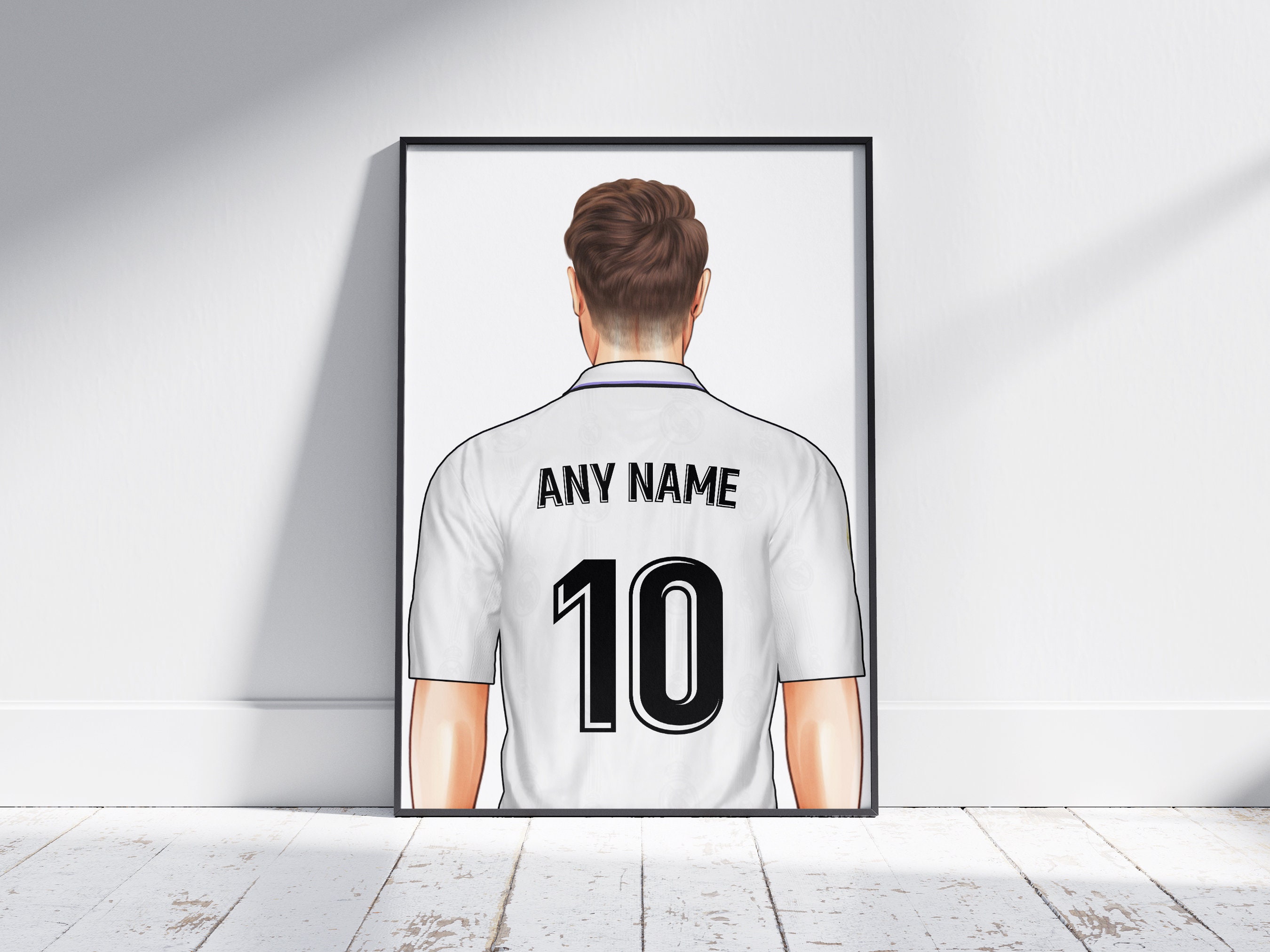 Personalisiertes Madrid Trikot Set - Mit Eigenem Namen & Nummer