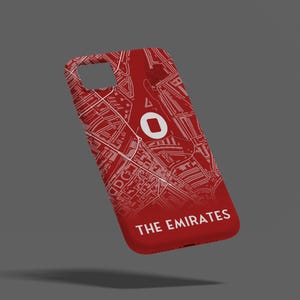 Arsenal Stadium - Coque de téléphone, iPhone, Samsung, Google Pixel, cadeau pour lui, cadeau pour papa, cadeau pour fils, cadeau Arsenal, conception de carte