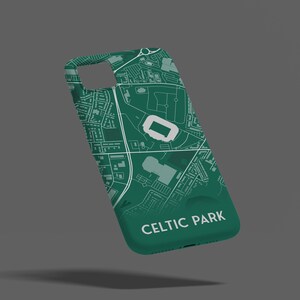 Celtic Stadium - Coque de portable, iPhone, Samsung, Google Pixel, cadeau pour lui, cadeau pour papa, cadeau pour fils, cadeau celtique, conception de carte