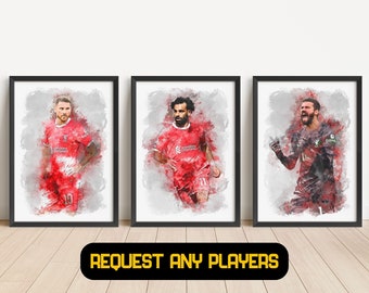 Liverpool Gift Set of 3 - Football Posters Gift, Gift For Son/Daughter, Liverpool Poster Bundle