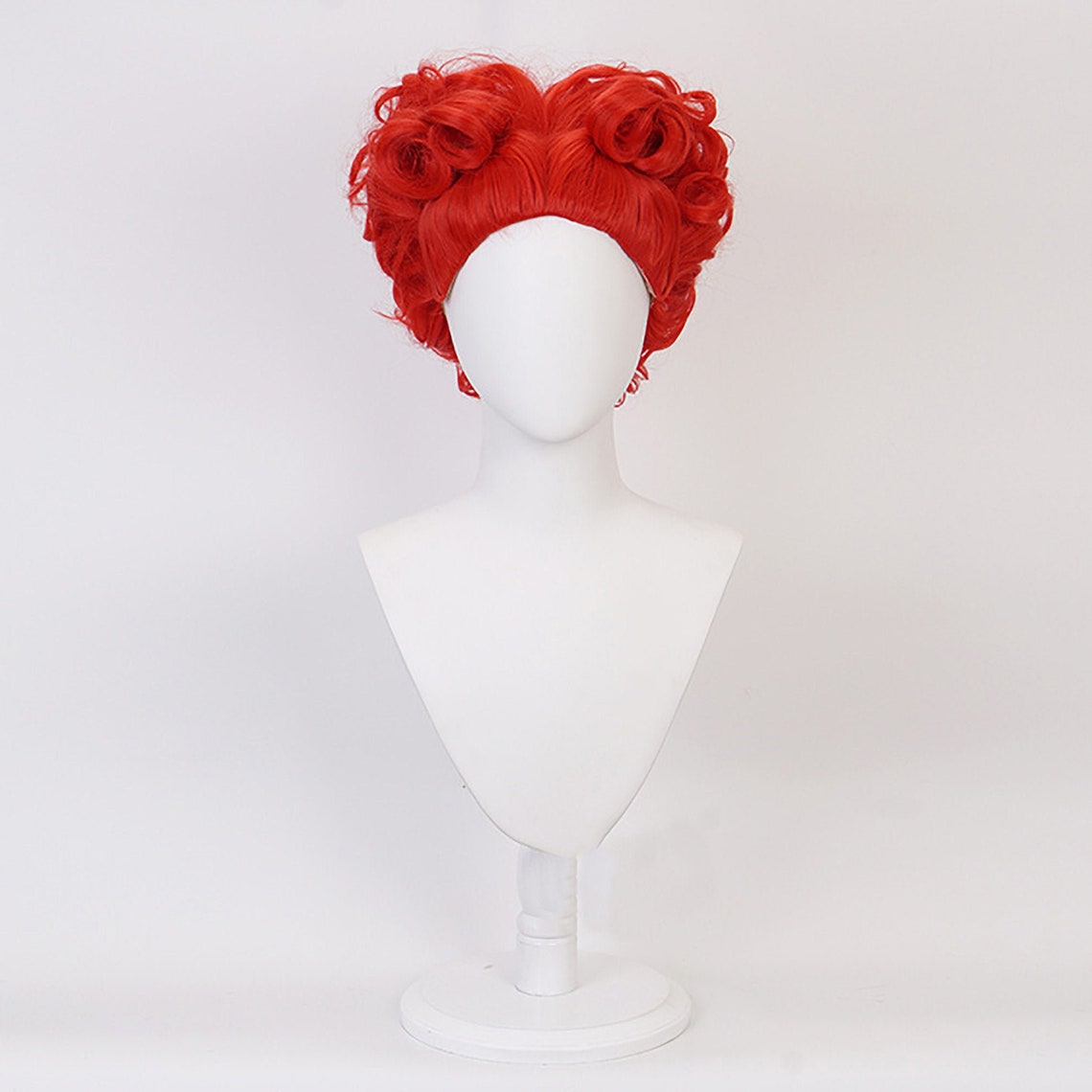 Fashion Red Wig Short Curly Wig Heart-shaped Wig Cosplay | Etsy