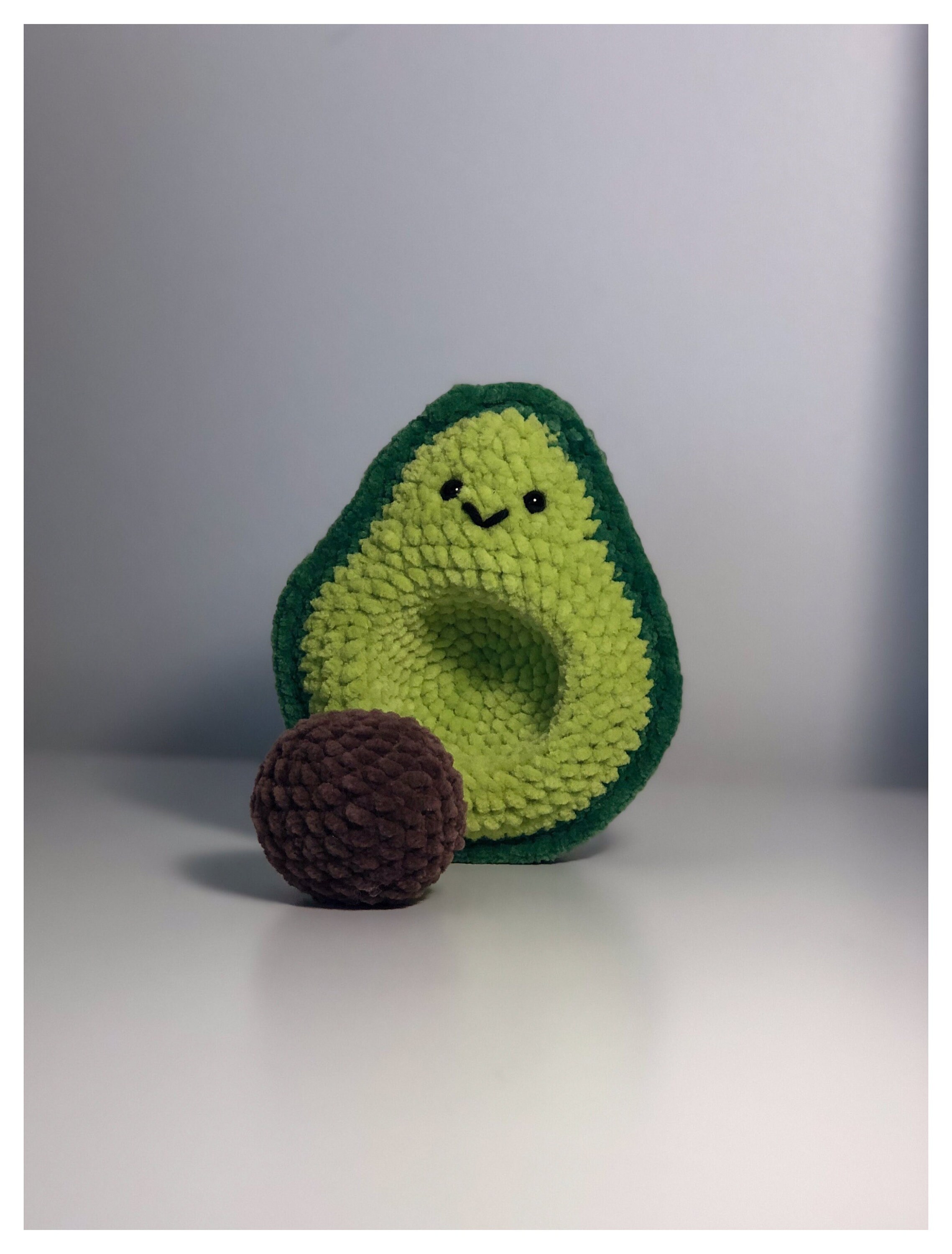 Adorable Crocheted Avocado Etsy UK