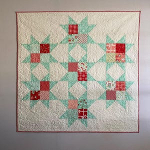 Christmas Baby Quilt-Lap Quilt-Christmas Decor