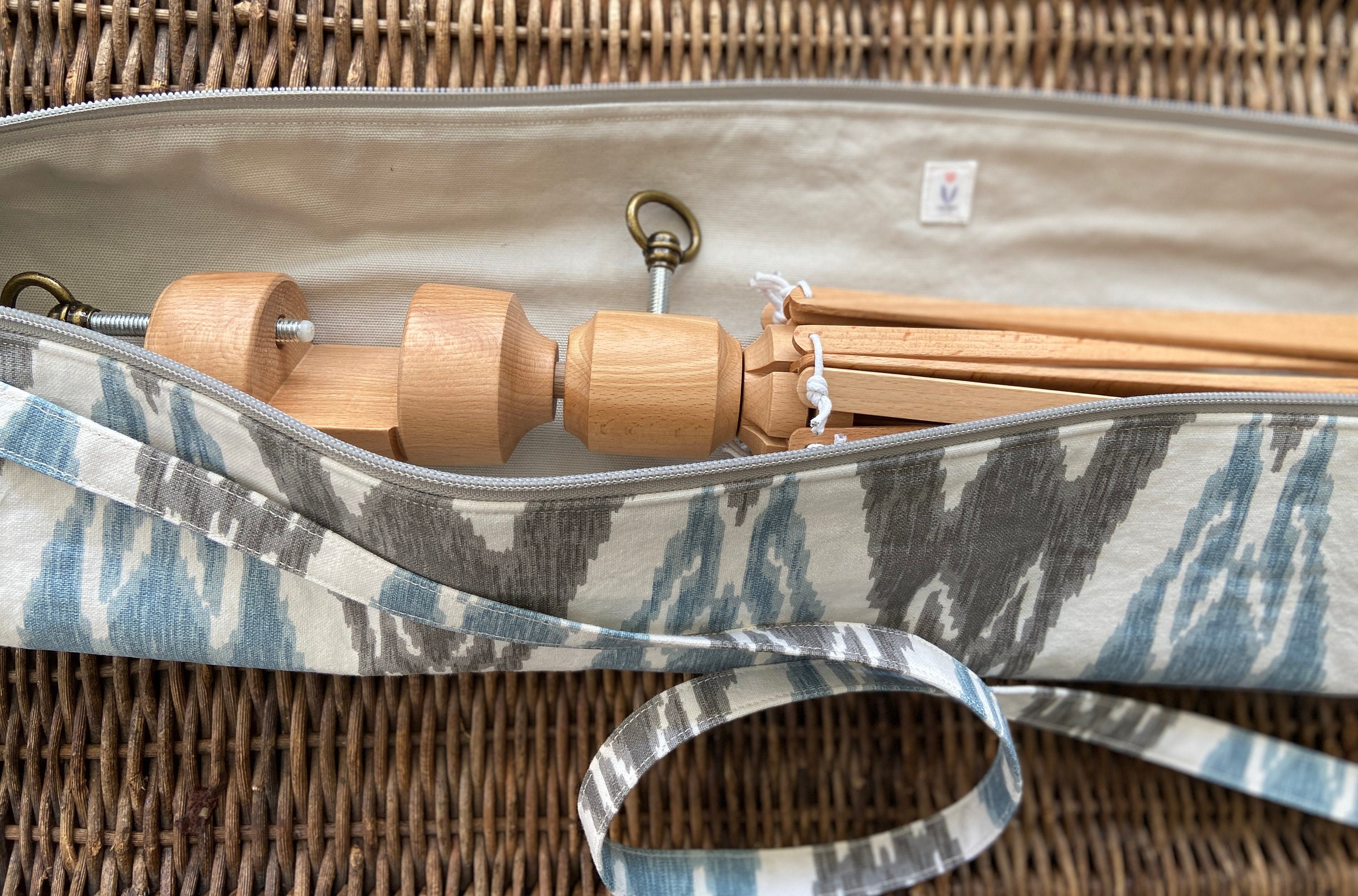 Yarn Swift Storage Case Zipper Closure & Shoulder Strap Barrel Bag Style -   Australia
