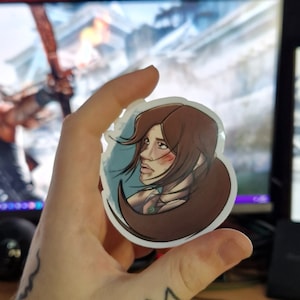 Lara croft tomb raider sticker