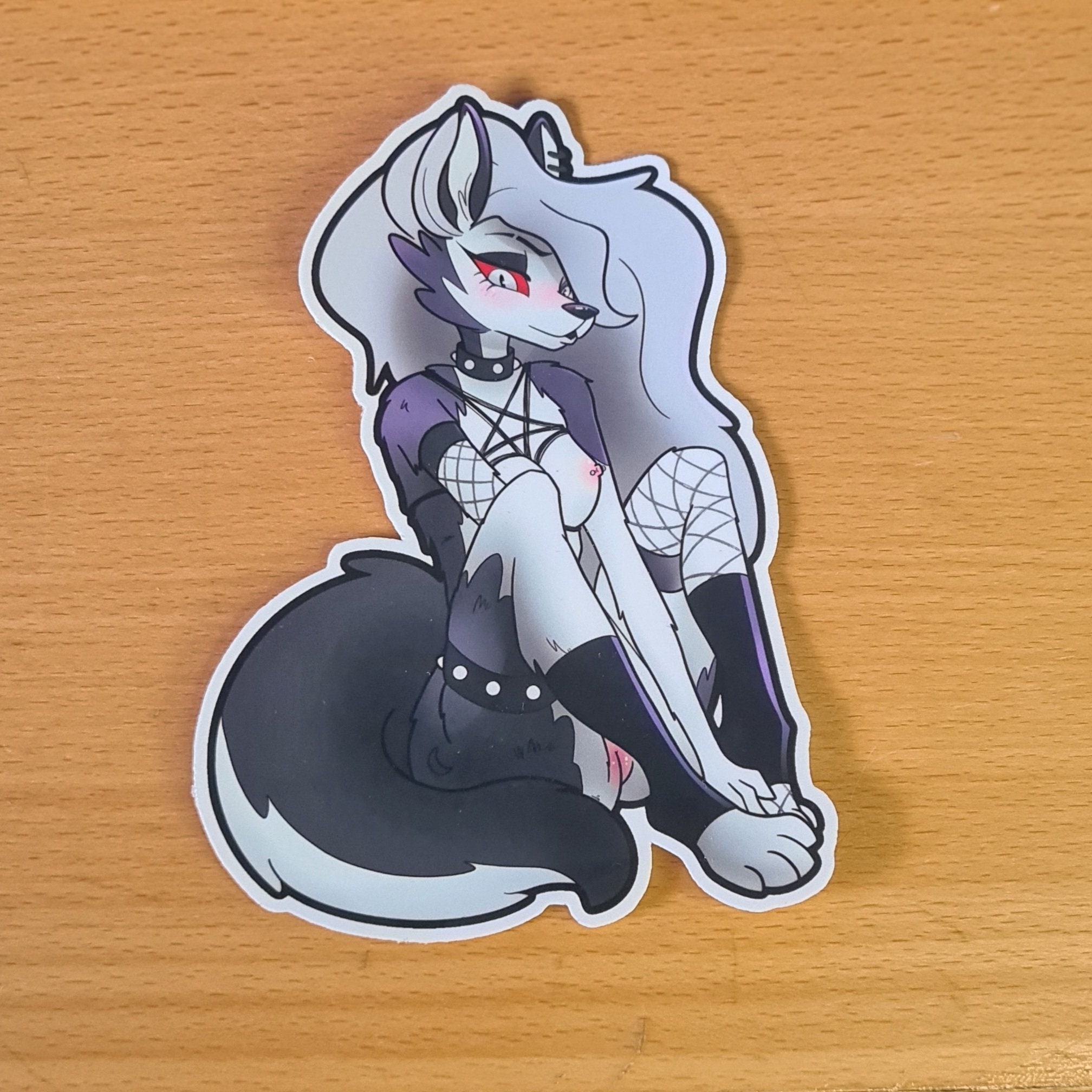 Loona Helluva Boss NSFW Pin up Sticker - Etsy