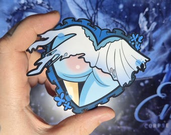 Emily the Corpse Bride Booty heart sticker