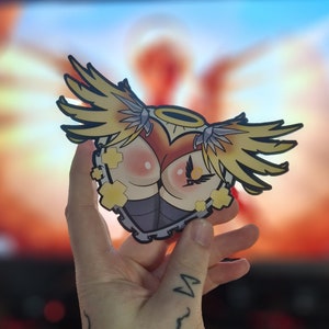 Mercy Overwatch Booty heart sticker