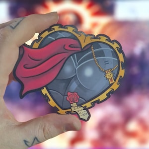 Sister of Booty The Martyr Booty heart sticker