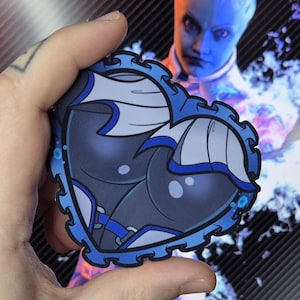 Liara T&#39;Soni mASS effect Booty Heart sticker